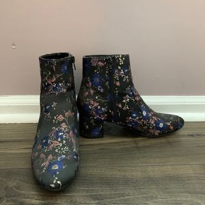 DSW Floral Print Booties